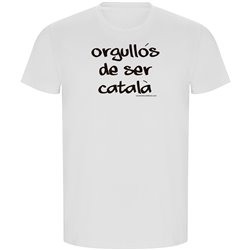 T Shirt ECO Catalogna Orgullos de Ser Catala Manica Corta Uomo