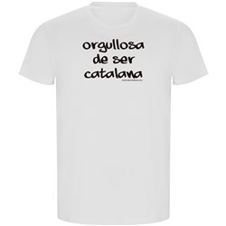 T Shirt ECO Catalogne Orgullosa de Ser Catalana Manche Courte Homme