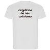 T Shirt ECO Catalogna Orgullosa de Ser Catalana Manica Corta Uomo