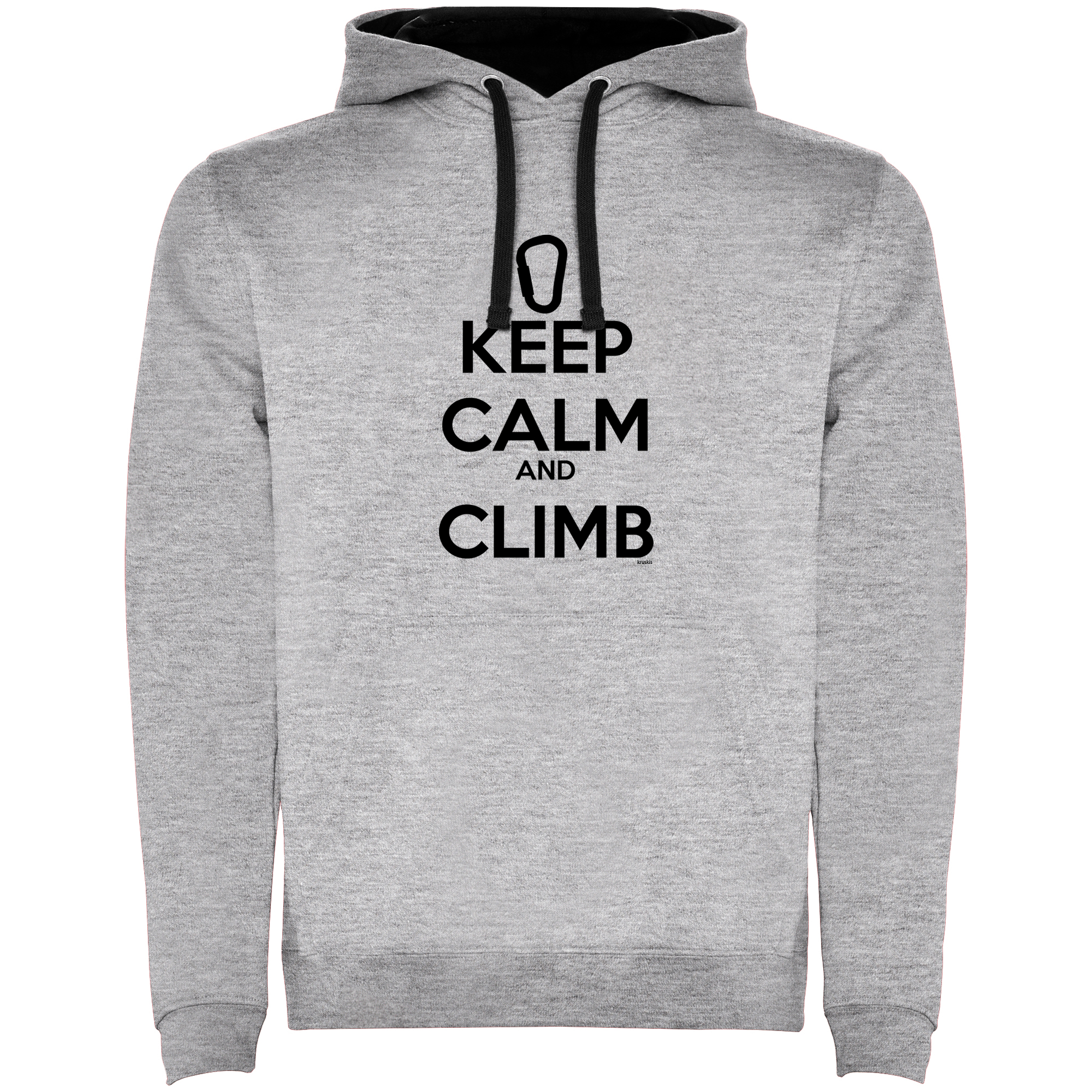 Kapuzenpullover Klettern Keep Calm and Climb Unisex