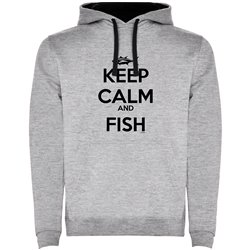 Hoodie Fishing Keep Calm and Fish Unisex