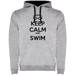 Kapuzenpullover Schwimmen Keep Calm and Swim Unisex