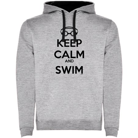 Kapuzenpullover Schwimmen Keep Calm and Swim Unisex