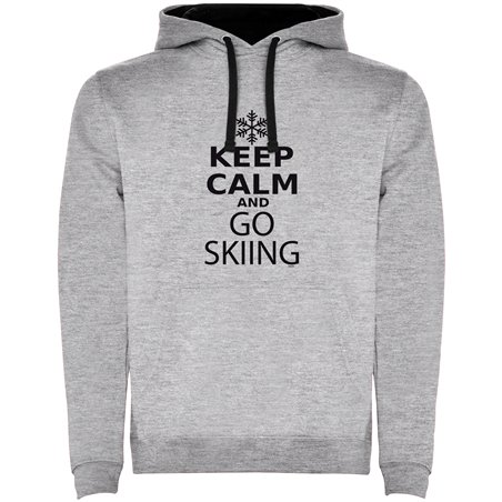 Luvtroja Aka skidor Keep Calm and Go Skiing Unisex