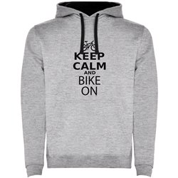 Bluza z Kapturem Jazda rowerem Keep Calm and Bike On Unisex