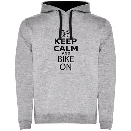 Hoodie Cycling Keep Calm and Bike On Unisex