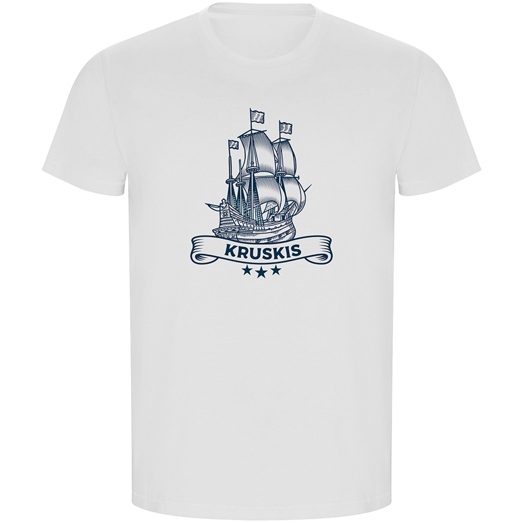 T Shirt ECO Nautyczny Ship Krotki Rekaw Czlowiek
