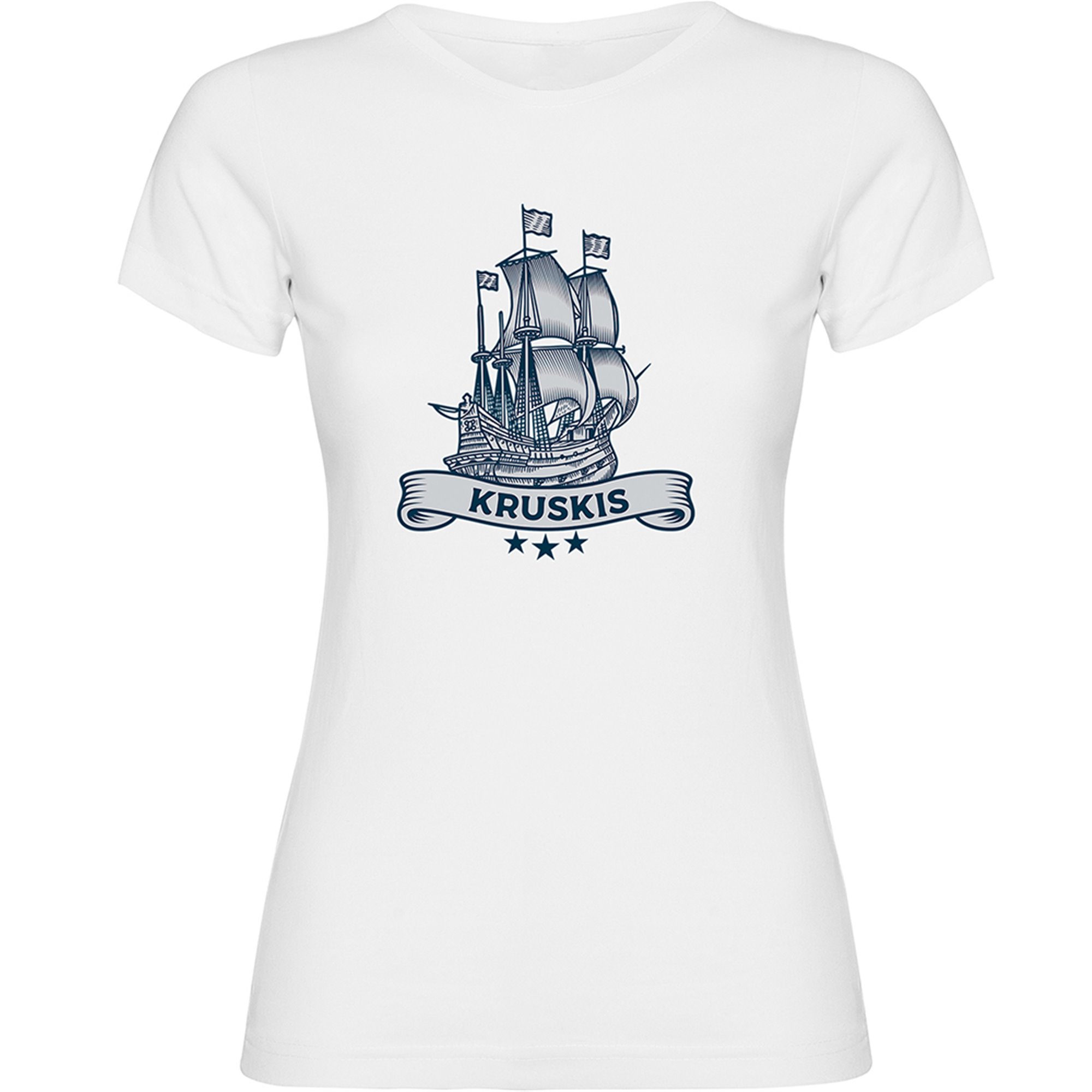 T Shirt Nautisch Ship Korte Mouwen Vrouw