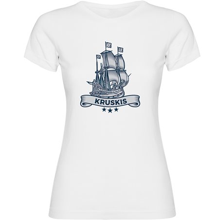 T Shirt Nautyczny Ship Kortki Rekaw Kobieta