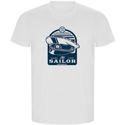 T Shirt ECO Nautyczny Sailor Krotki Rekaw Czlowiek