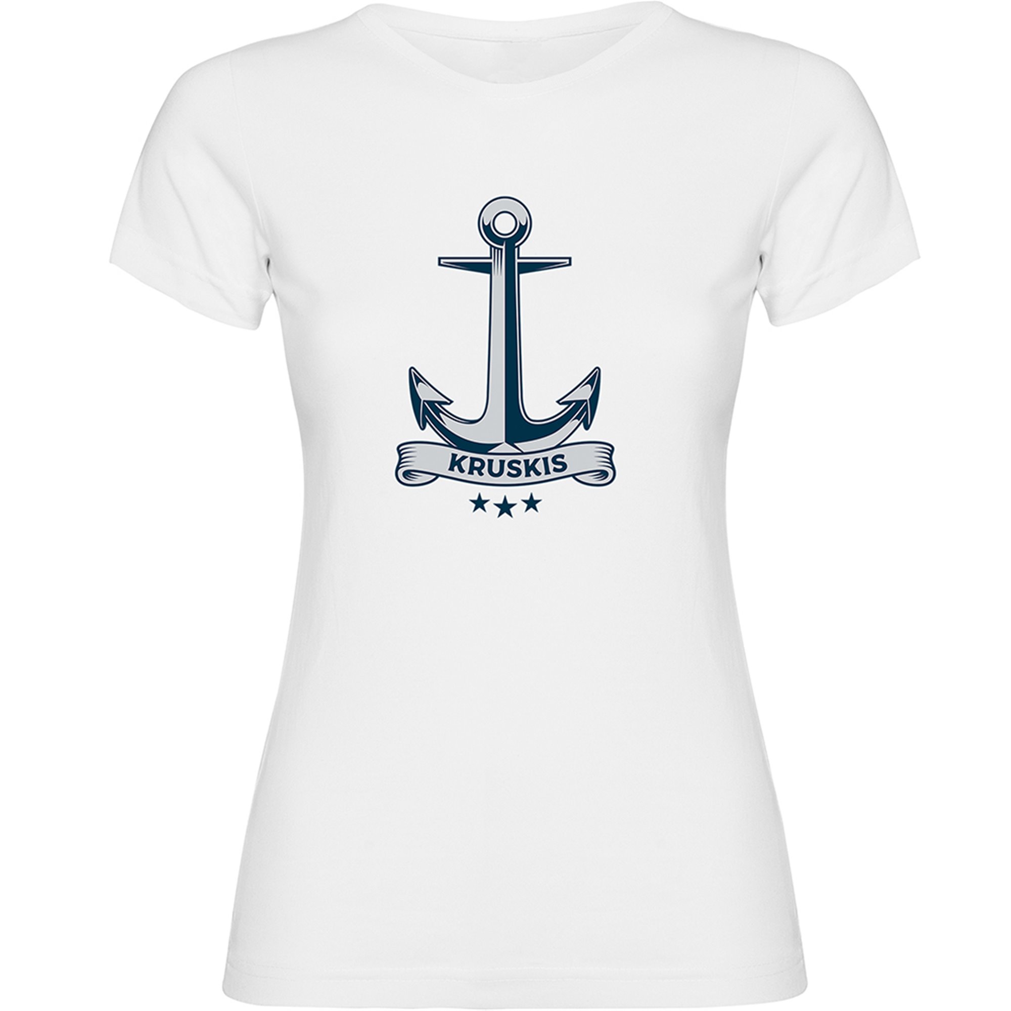 T shirt Nautical Anchor Short Sleeves Woman
