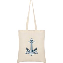 Bag Cotton Nautical Anchor Unisex