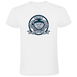 T Shirt Nautisk Crab Logo Kortarmad Man