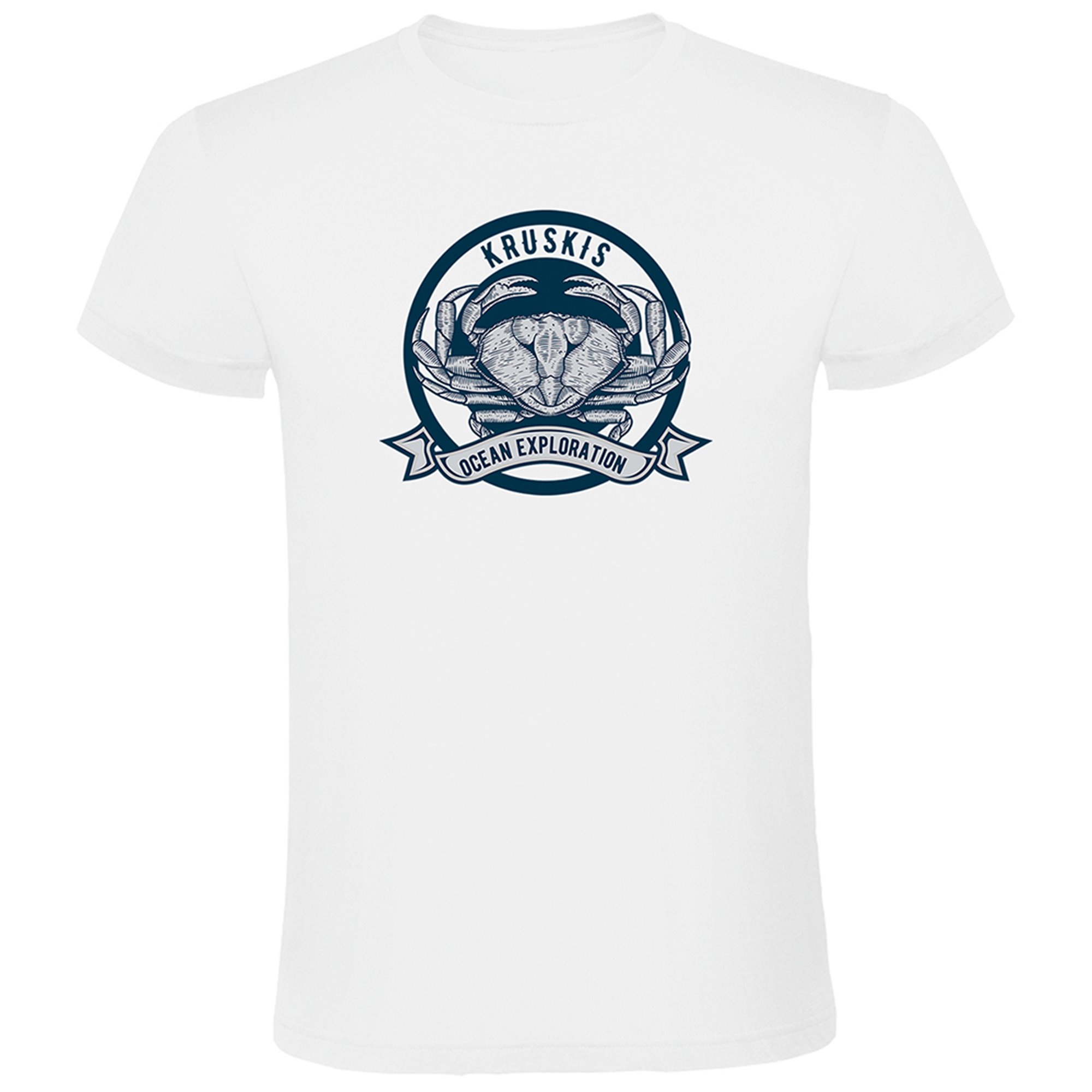 T Shirt Nautisch Crab Logo Kurzarm Mann
