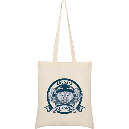 Bag Cotton Nautical Crab Logo Unisex