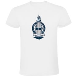 T Shirt Nautique Lighthouse Manche Courte Homme