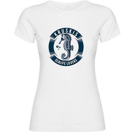 T shirt Nautical Seahorse Short Sleeves Woman