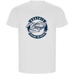 T Shirt ECO Nautyczny Lobster Krotki Rekaw Czlowiek