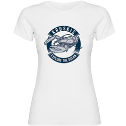 T Shirt Nautisk Lobster Kortarmad Kvinna