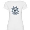 T shirt Nautical Rudder Short Sleeves Woman