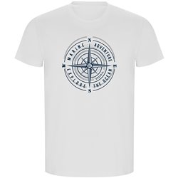 T Shirt ECO Nautisk Compass Rose Kortarmad Man