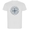 T Shirt ECO Nautisk Compass Rose Kortarmad Man
