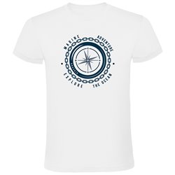 T Shirt Nautico Compass Manica Corta Uomo