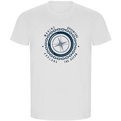 T Shirt ECO Nautisk Compass Kortarmad Man
