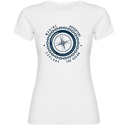 T Shirt Nautique Compass Manche Courte Femme