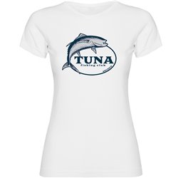 T Shirt Nautyczny Tuna Fishing Club Kortki Rekaw Kobieta