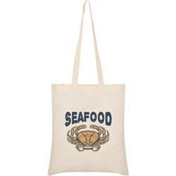 Sac Coton Nautique Seafood Crab