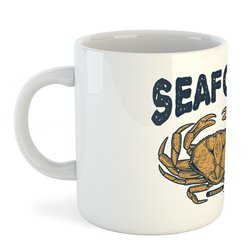 Mug 325 ml Nautical Seafood Crab