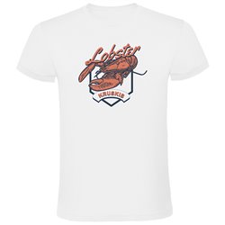 T Shirt Nautisk Seafood Lobster Kortarmad Man