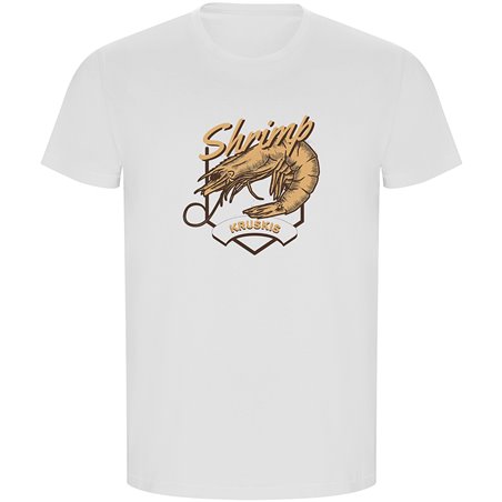 T Shirt ECO Nautyczny Seafood Shrimp Krotki Rekaw Czlowiek