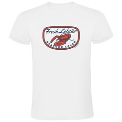 T Shirt Nautisk Fresh Lobster Kortarmad Man