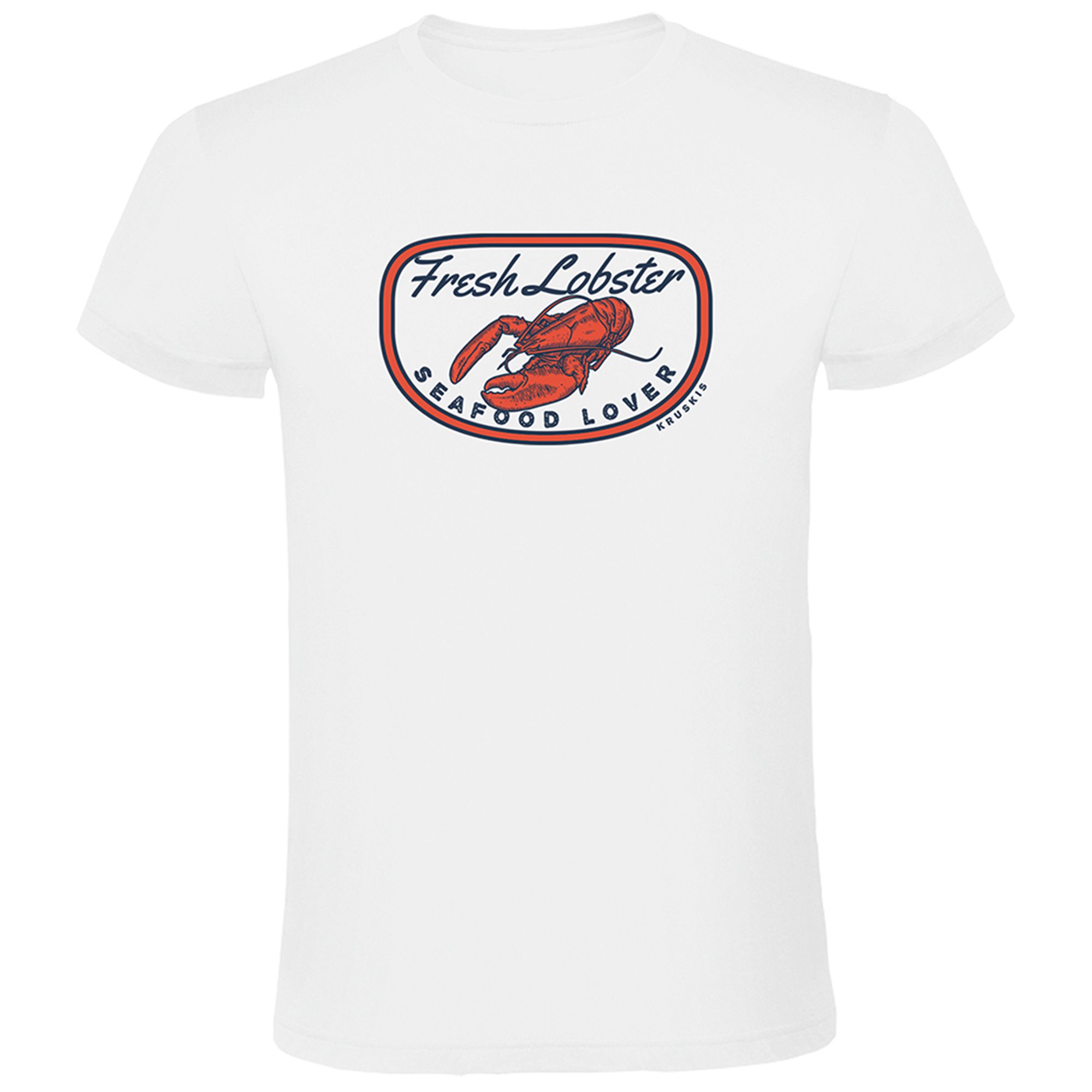 T Shirt Nautisk Fresh Lobster Kortarmad Man