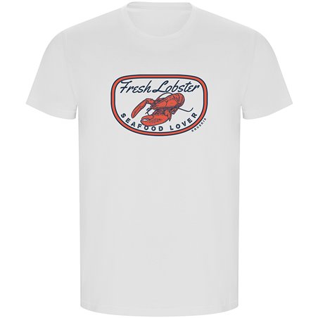 T Shirt ECO Nautyczny Fresh Lobster Krotki Rekaw Czlowiek