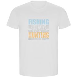 T Shirt ECO Peche Fishing Solves Manche Courte Homme