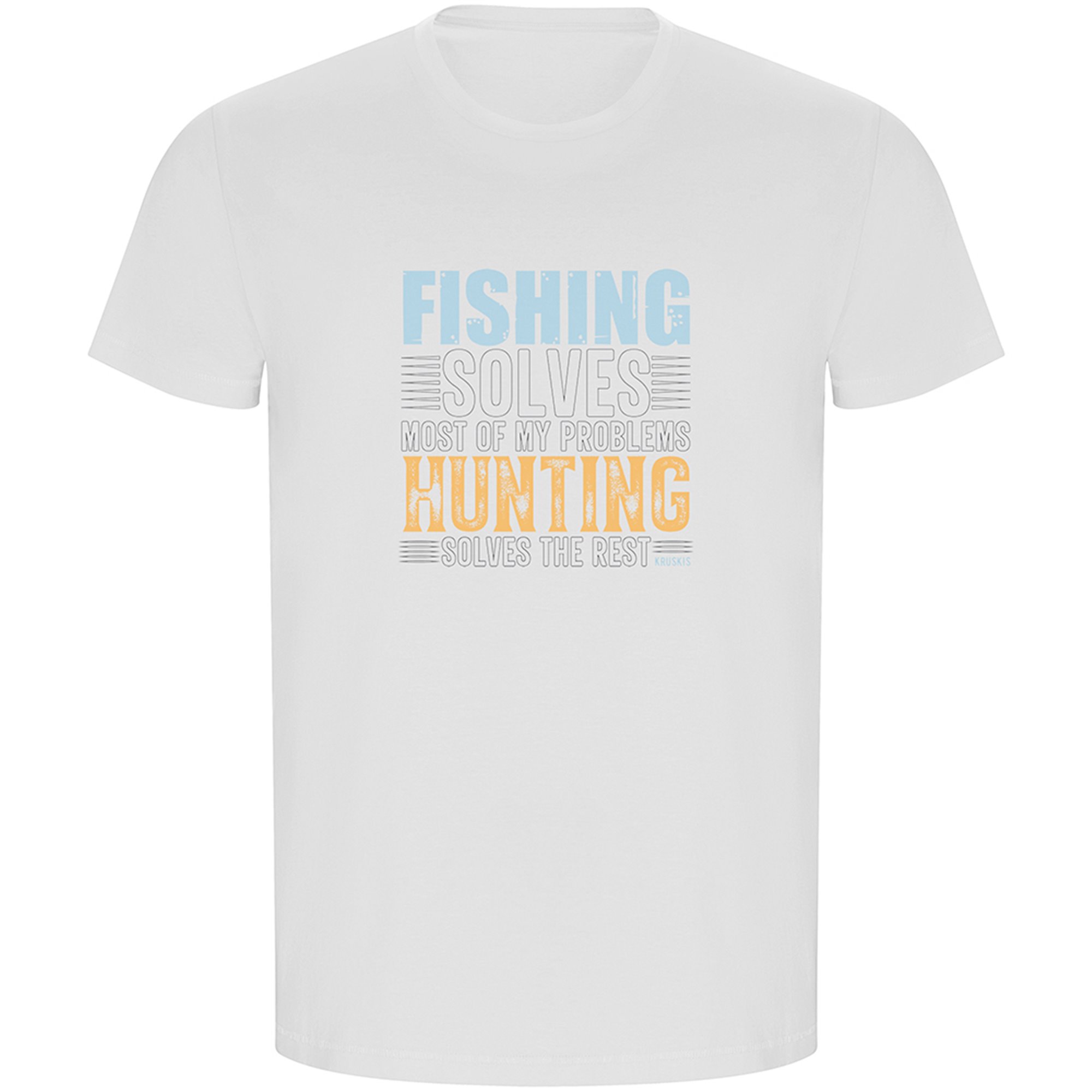 T Shirt ECO Peche Fishing Solves Manche Courte Homme