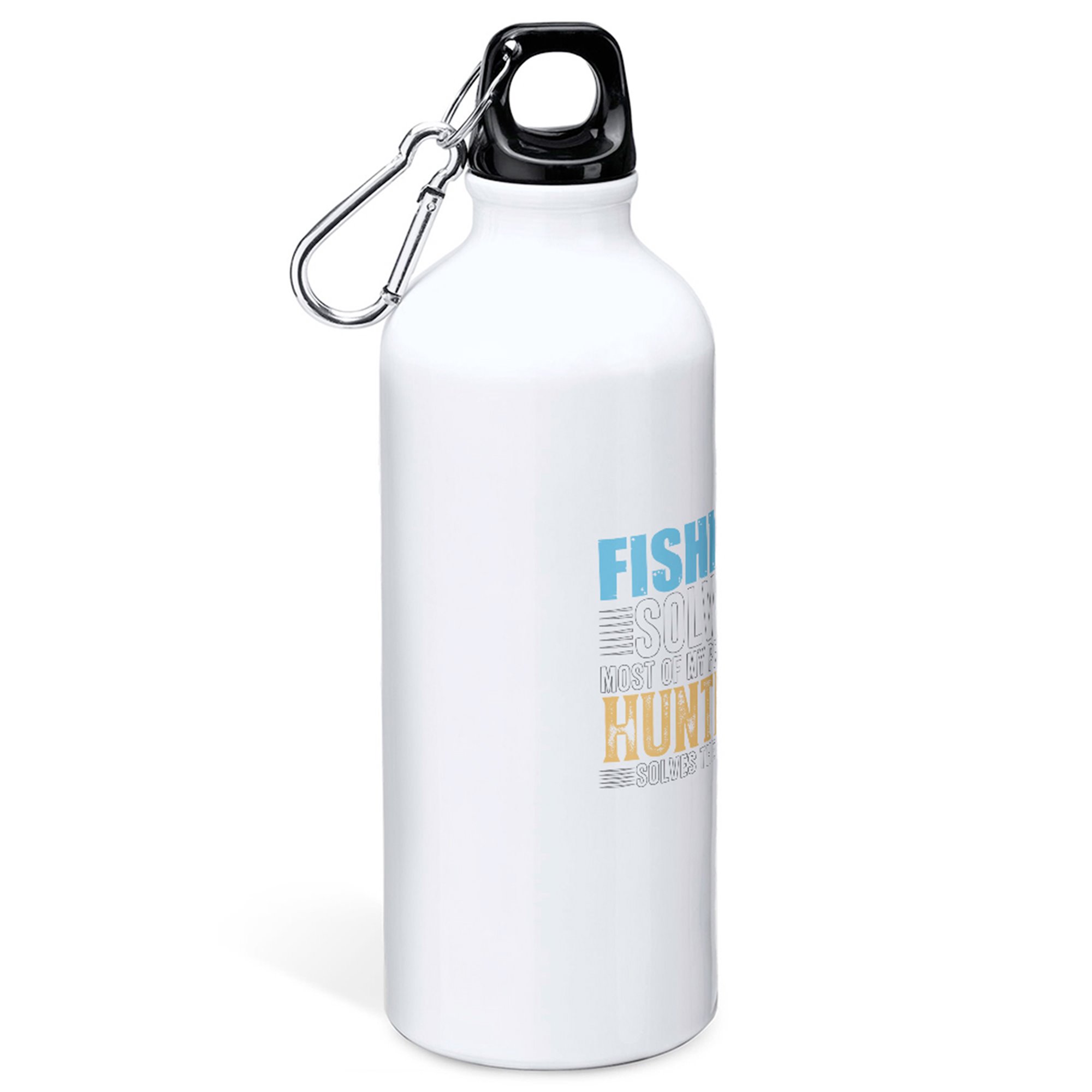 Flasche 800 ml Angeln Fishing Solves
