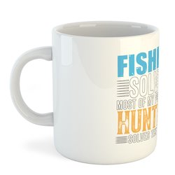 Mug 325 ml Fishing Fishing Solves
