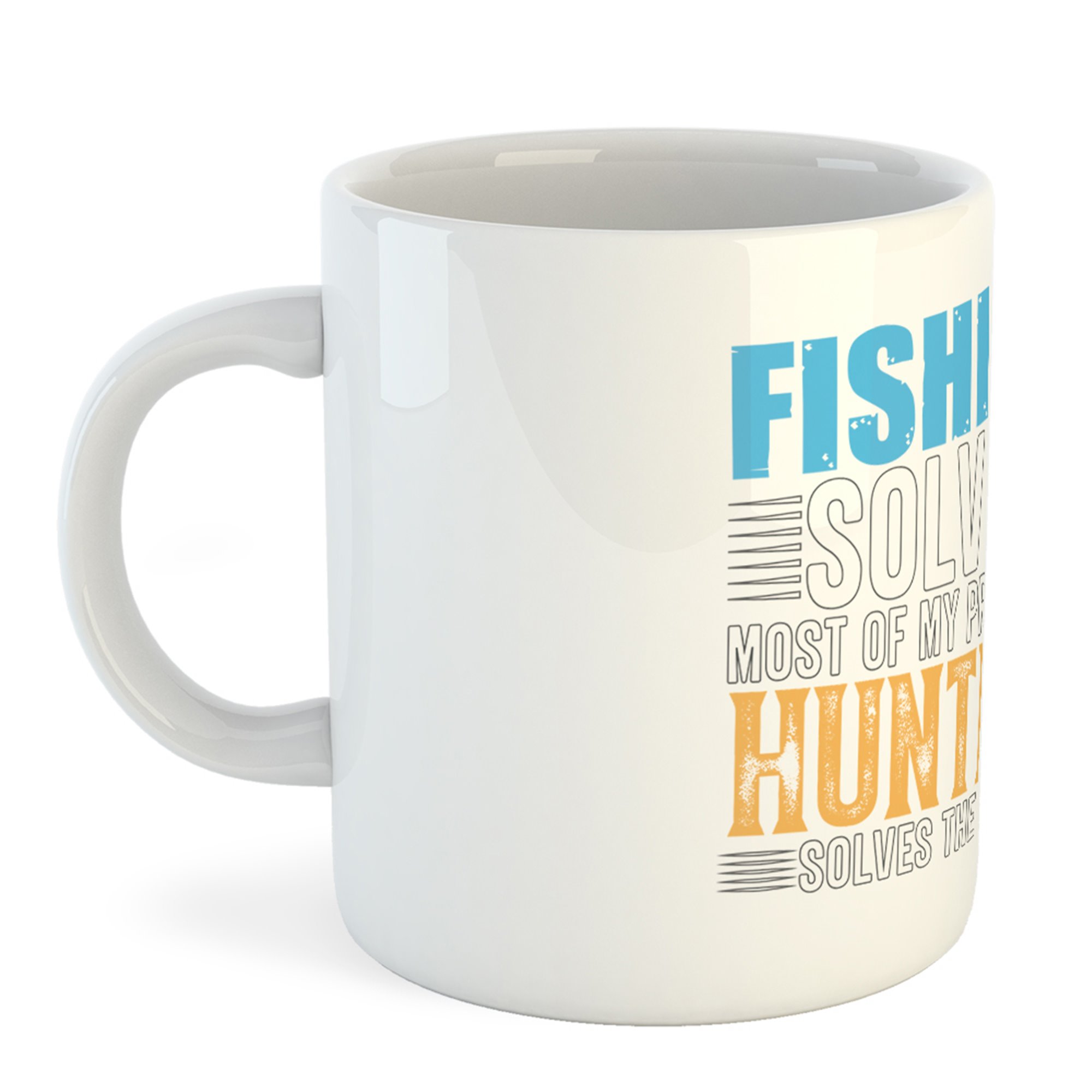 Mug 325 ml Fishing Fishing Solves