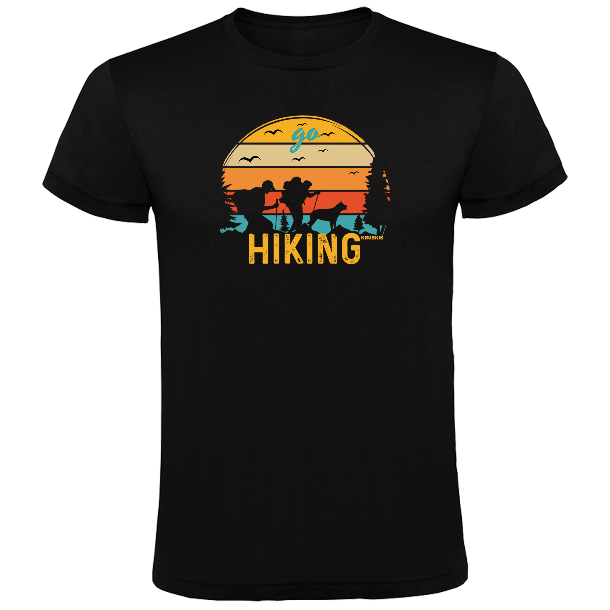 Camiseta Trekking Hiking Manga Corta Hombre