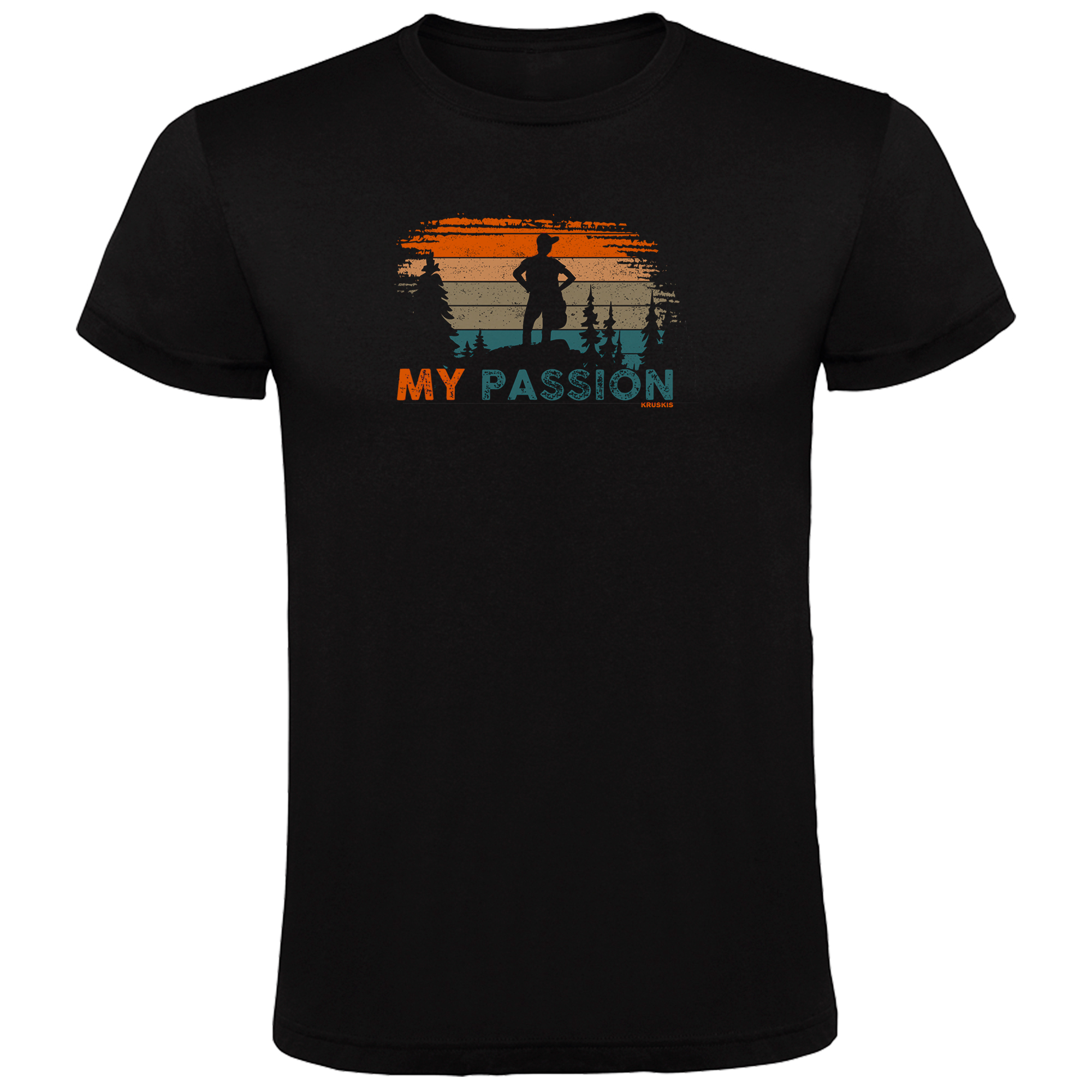 T Shirt Vandring My Passion Kortarmad Man