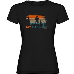 T Shirt Trekking My Passion Kortki Rekaw Kobieta
