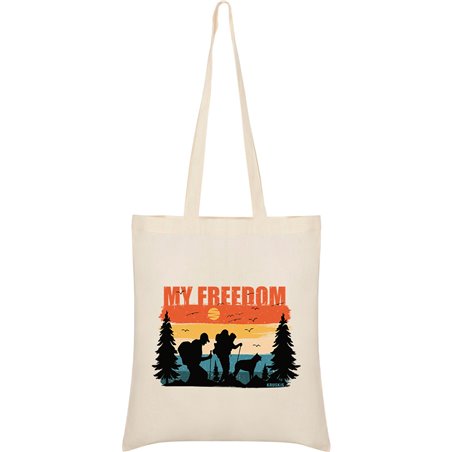 Bag Cotton Trekking My Freedom Unisex