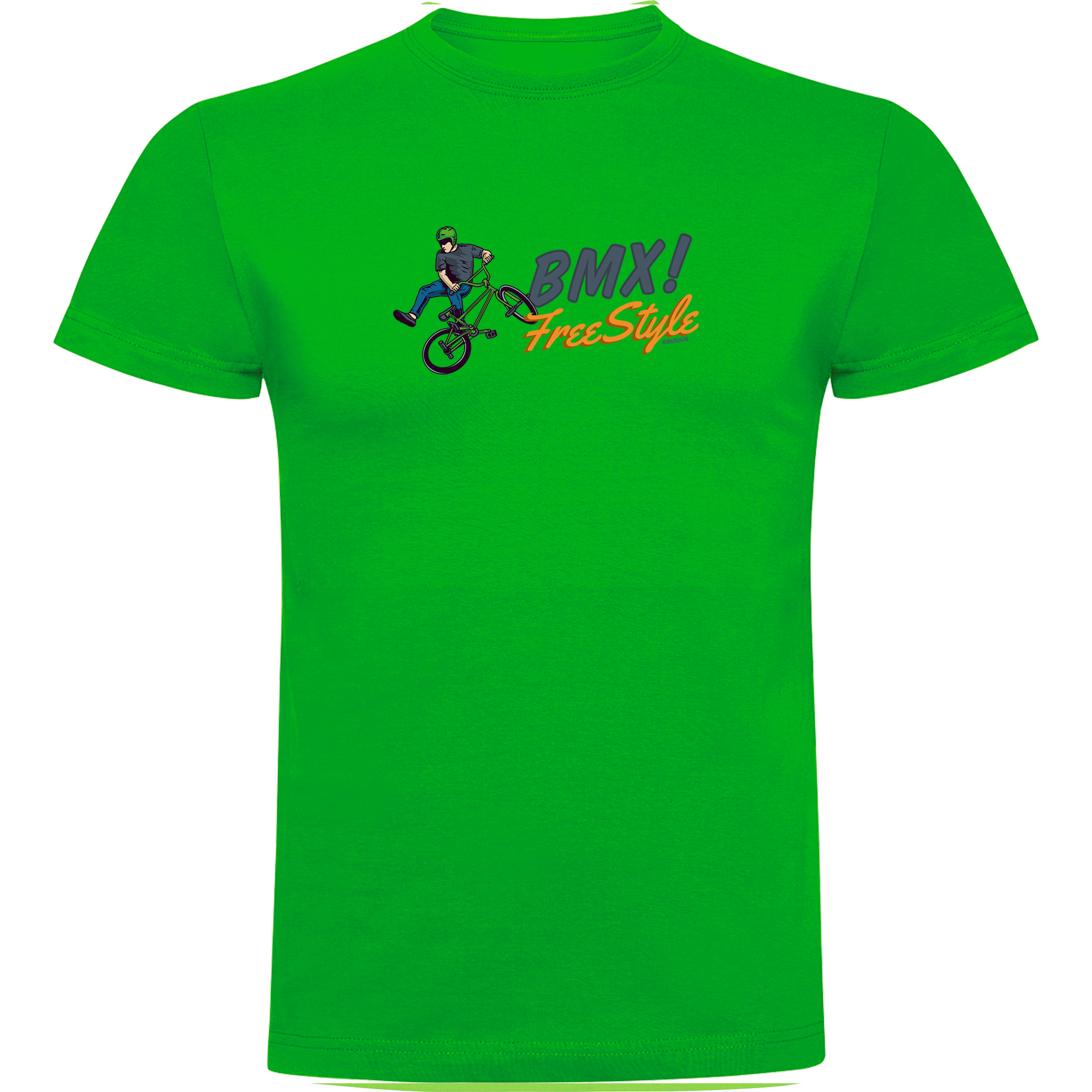 T Shirt BMX BMX Freestyle Krotki Rekaw Czlowiek