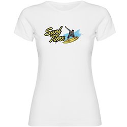 T Shirt Surfen Surf Time Kurzarm Frau