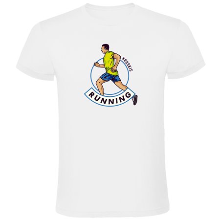 T Shirt Running Runner Kurzarm Mann