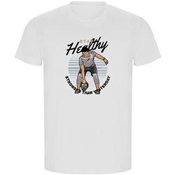 T Shirt ECO Gym Stay Healthy Short Sleeves Man